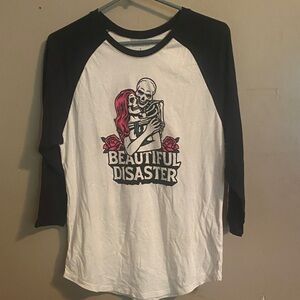 Beautiful Disaster Raglan Shirt